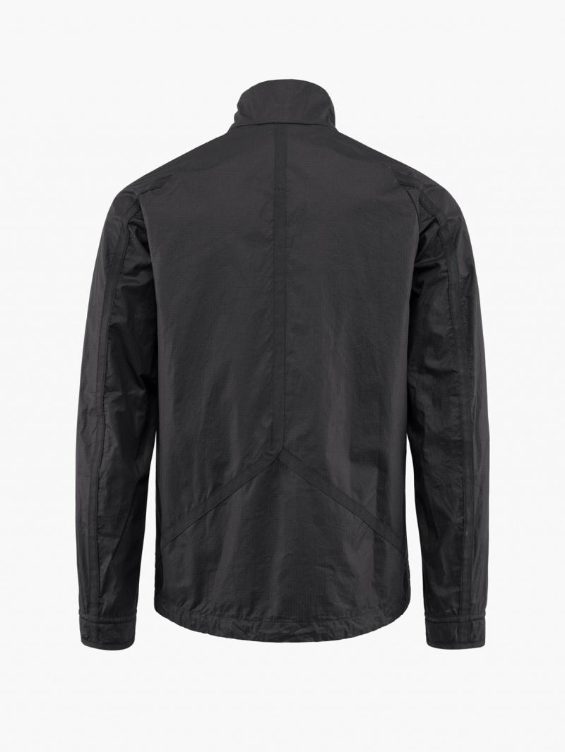 Men Klättermusen Ansur Wind Jacket Black | 24530BSUY