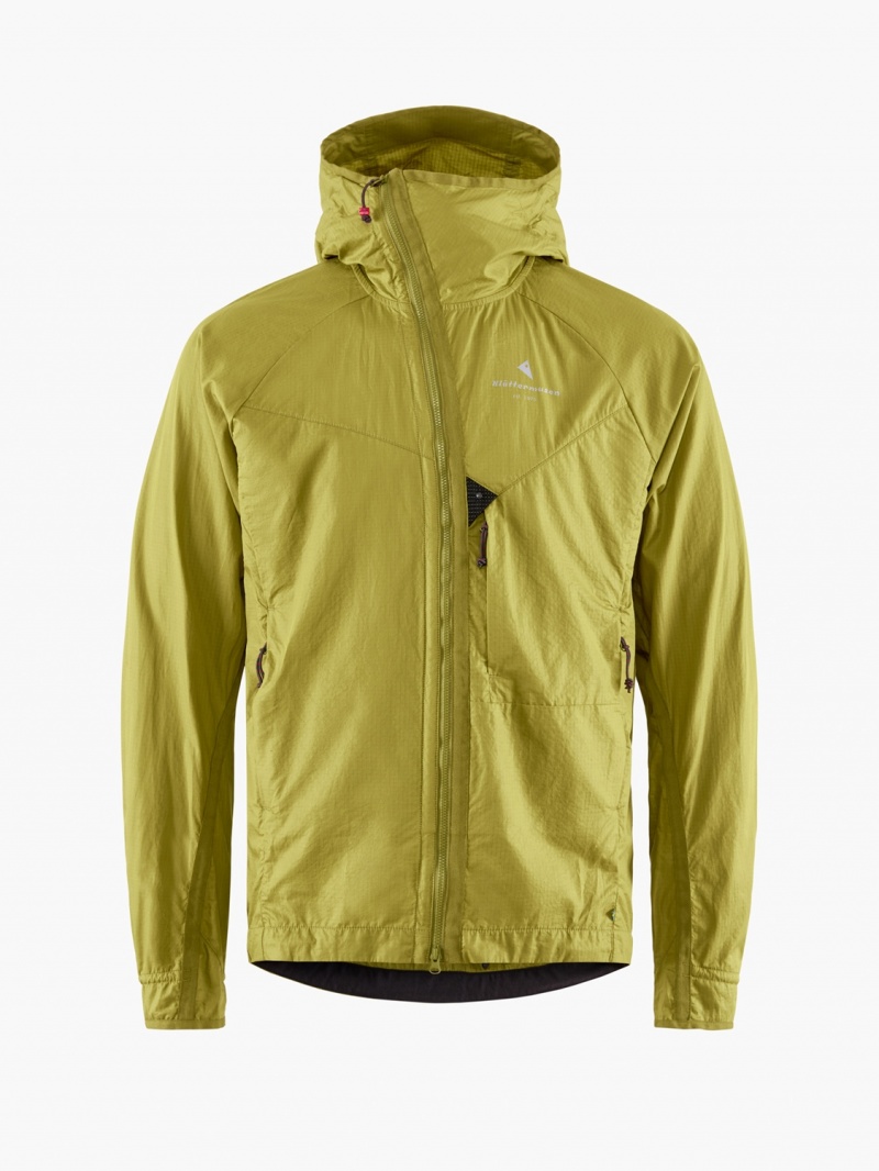 Men Klättermusen Ansur Wind Jacket Green | 61204WGDM