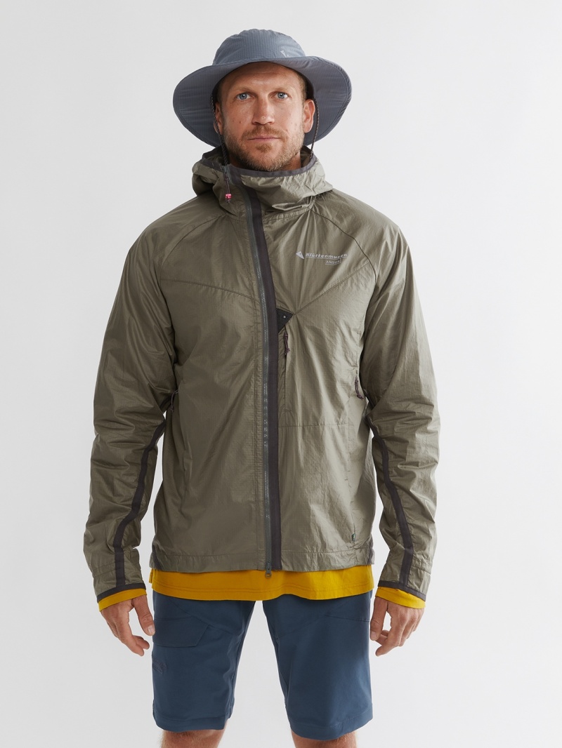 Men Klättermusen Ansur Wind Jacket Green | 48153FTIB