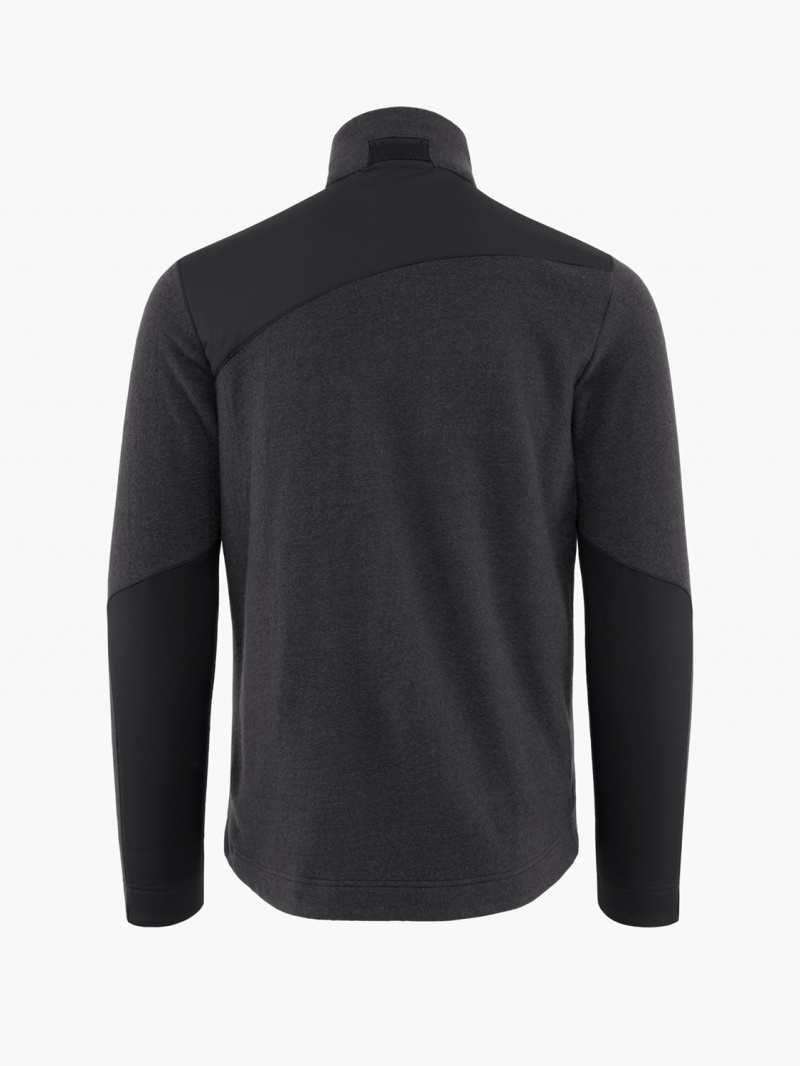 Men Klättermusen Arngrim Fleece Black | 90784UJSK