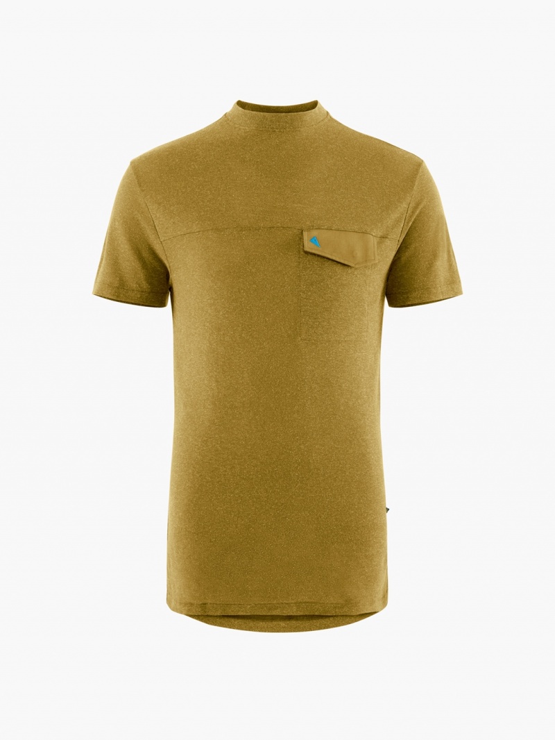 Men Klättermusen Aurvandil SS Tee M's T-Shirt Green | 19603BDZW