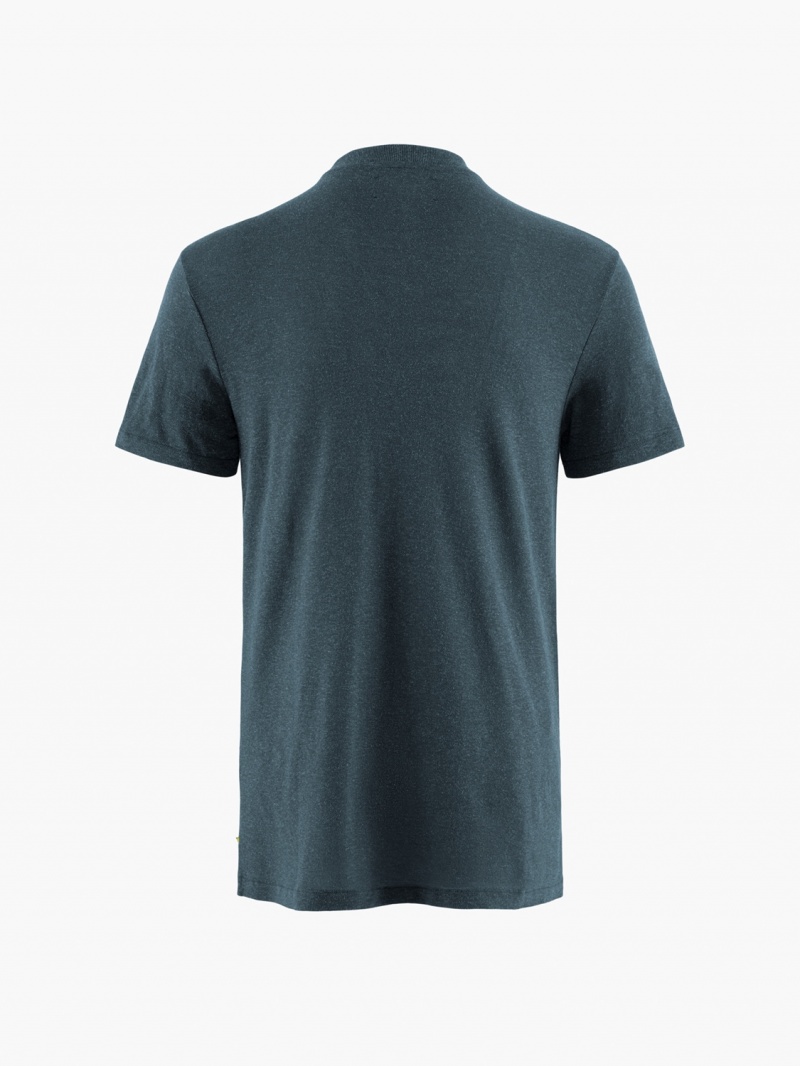 Men Klättermusen Aurvandil SS Tee M's T-Shirt Blue | 54270STFB