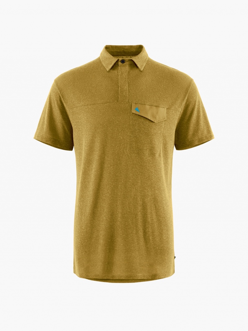 Men Klättermusen Aurvandil T-Shirt Green | 97081CADR