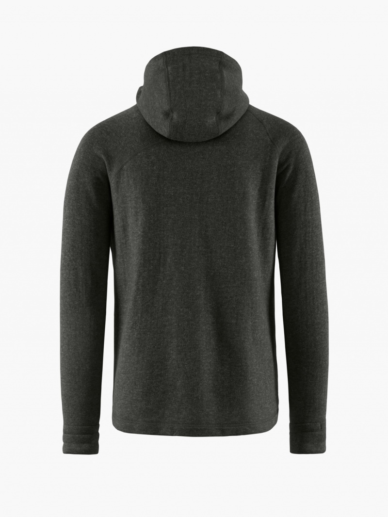 Men Klättermusen Balder Hoodie Midlayer Black | 30957IPCQ