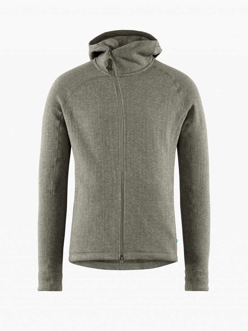 Men Klättermusen Balder Hoodie Midlayer Green | 57648KJNQ