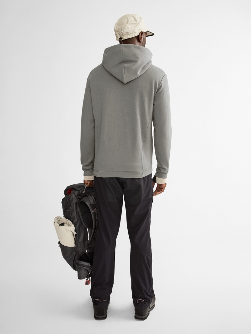 Men Klättermusen Bauge Fleece Grey | 03187XWYH