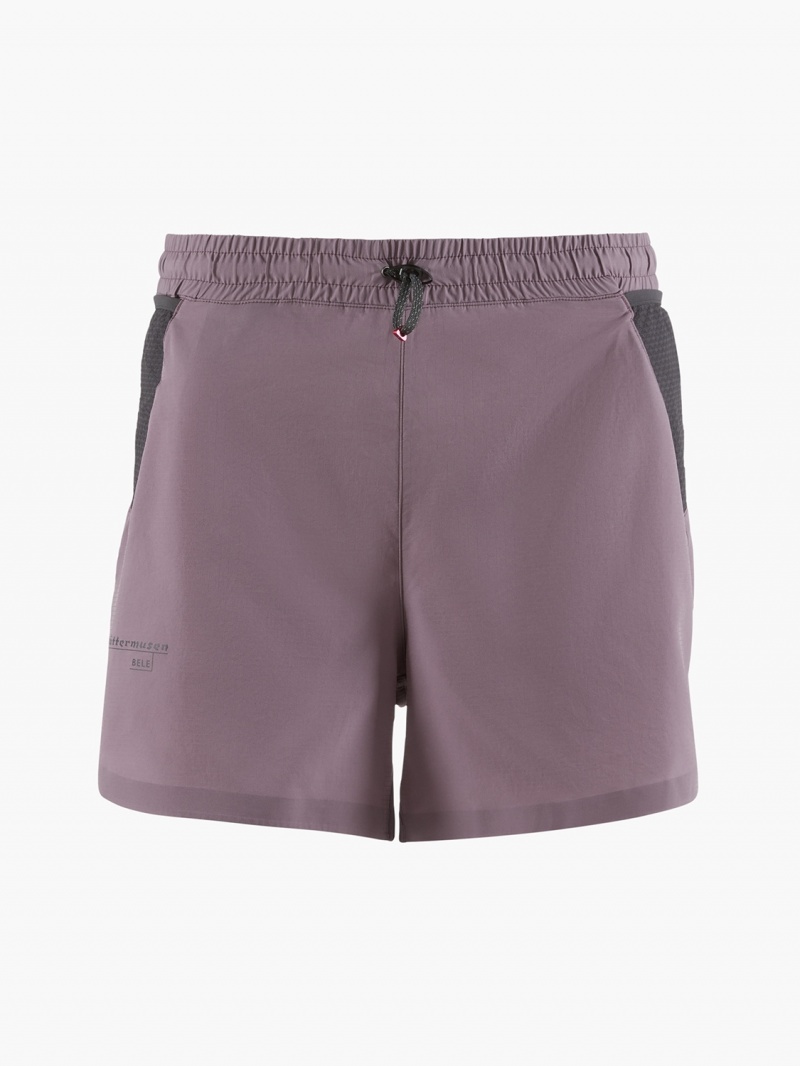 Men Klättermusen Bele Shorts Purple | 76810IASL