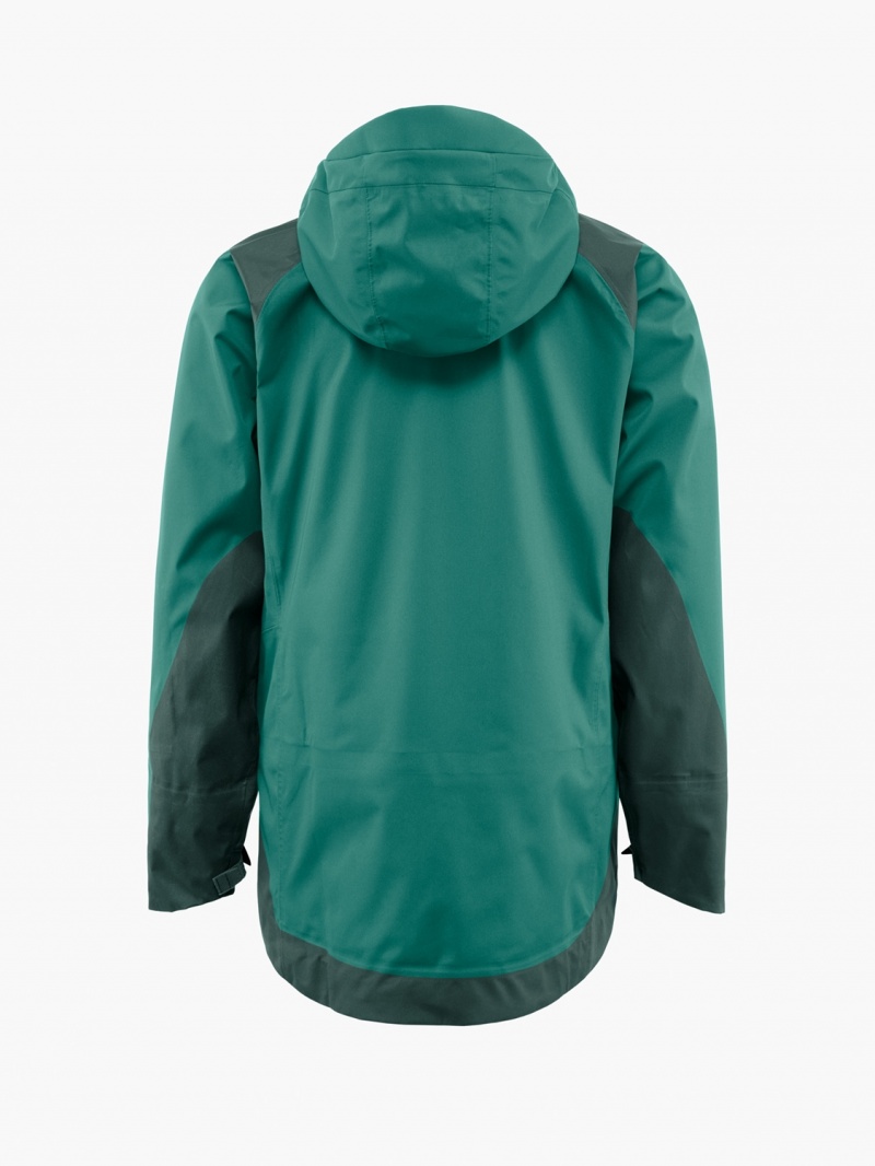 Men Klättermusen Brage 2.0 Waterproof Jackets Green | 40152AMTS