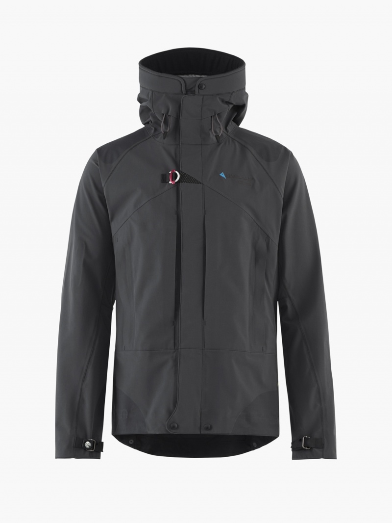 Men Klättermusen Brede 2.0 Waterproof Jackets Black | 02964QGPI