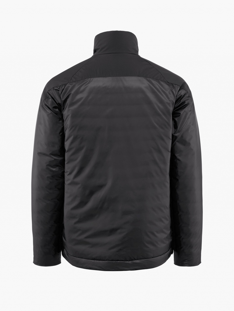 Men Klättermusen Brokk Down Jackets Black | 43906XKGQ