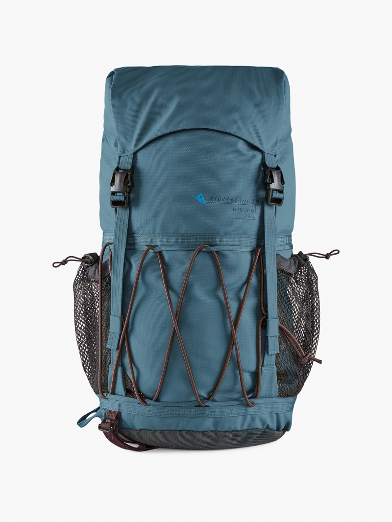 Men Klättermusen Delling(20L) Backpack Blue | 80425ZSME