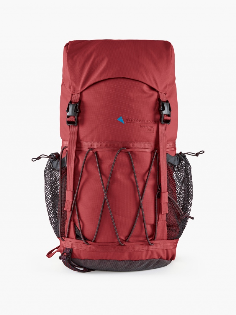 Men Klättermusen Delling(20L) Backpack Red | 48530GLRS