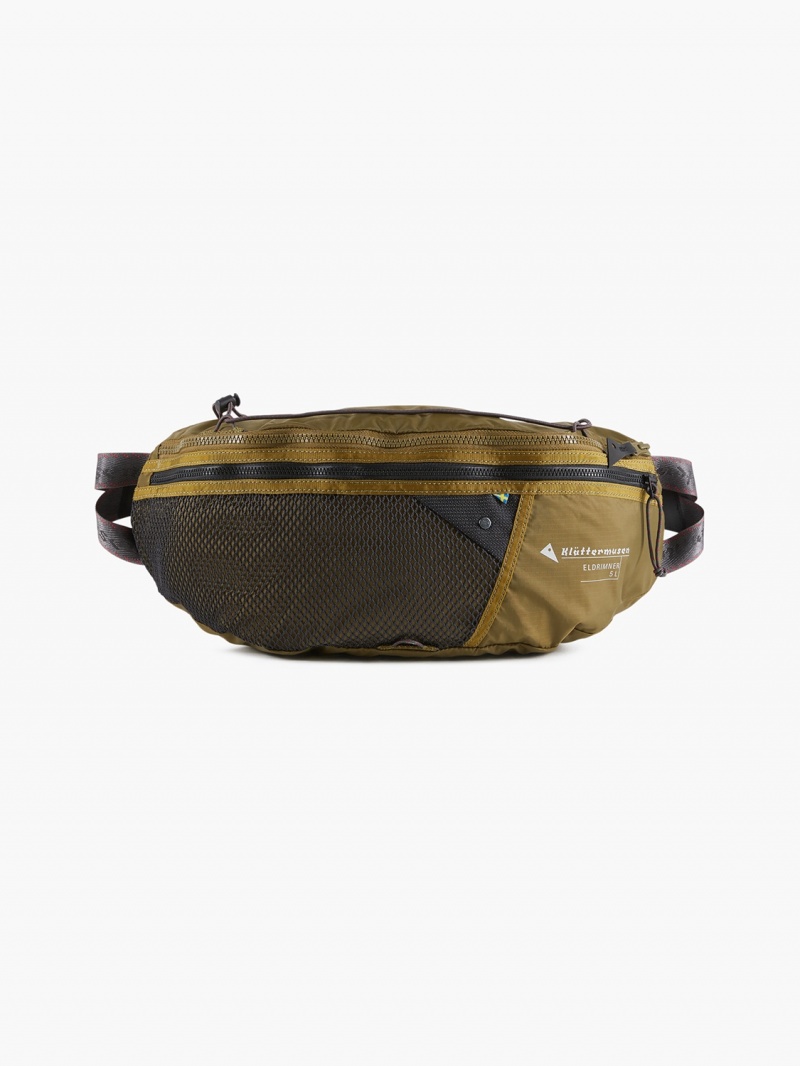 Men Klättermusen Eldrimner(5L) Waistpack Olive | 57084ZNQS