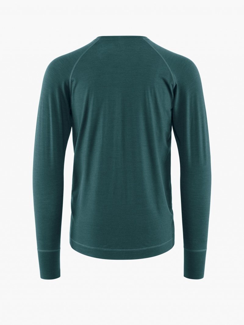 Men Klättermusen Fafne Baselayer Blue | 10346UEXP