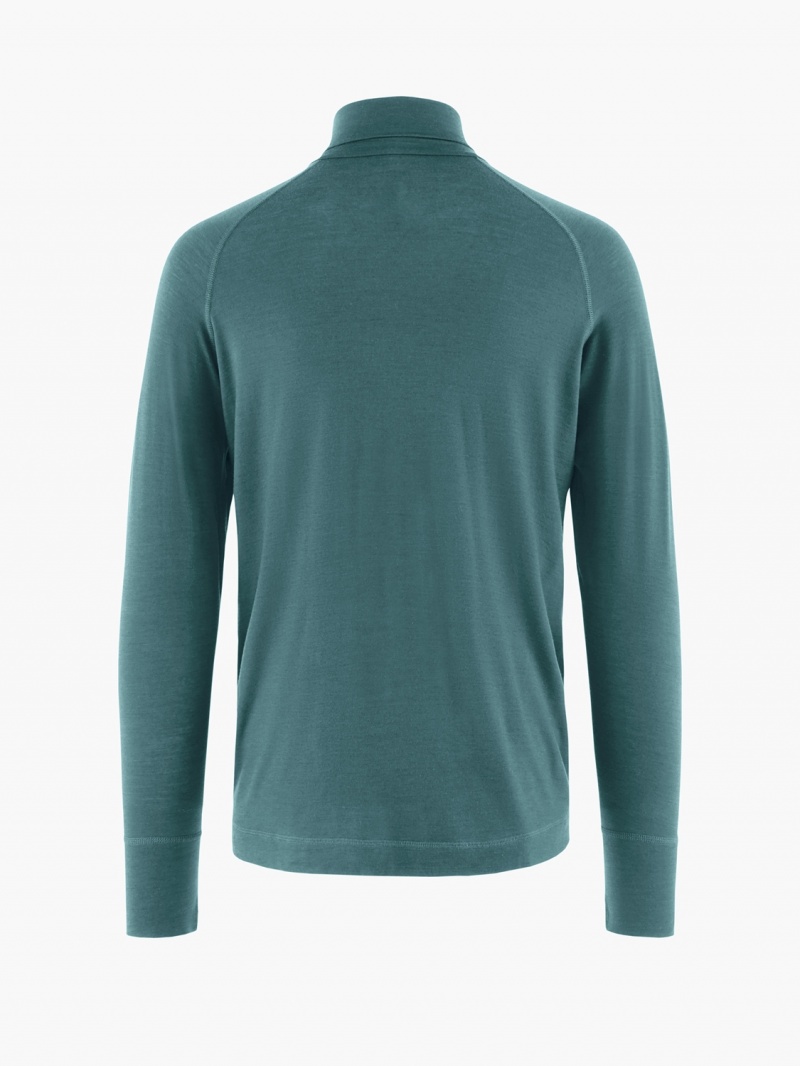 Men Klättermusen Fafne Baselayer Blue | 27104FKGV