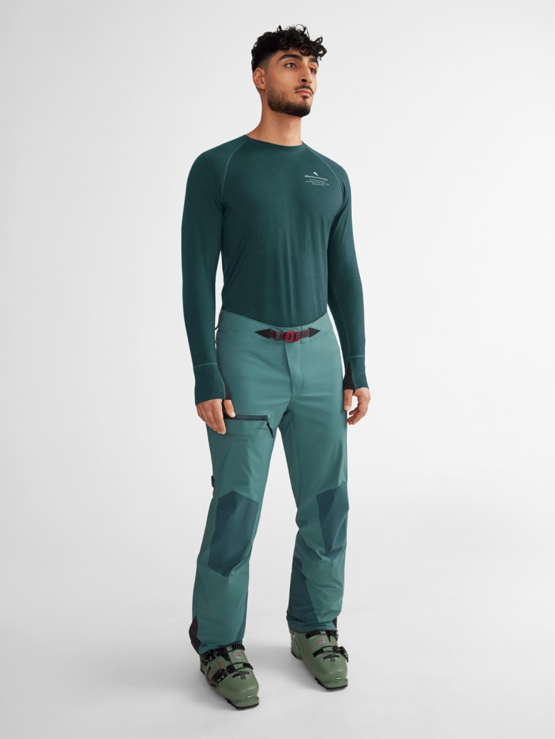 Men Klättermusen Fafne Baselayer Green | 95638UJMX