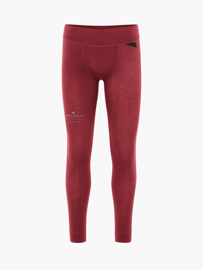 Men Klättermusen Fafne Baselayer Red | 63290MZYV