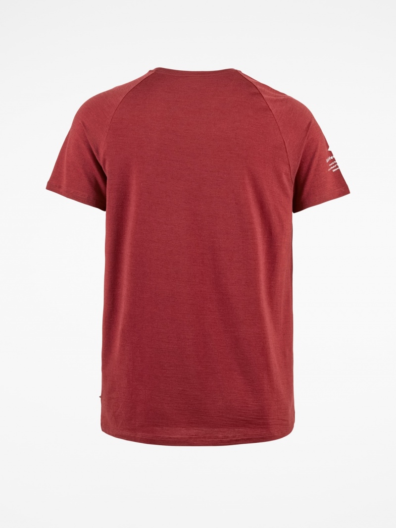 Men Klättermusen Fafne Baselayer Red | 70631GVYU