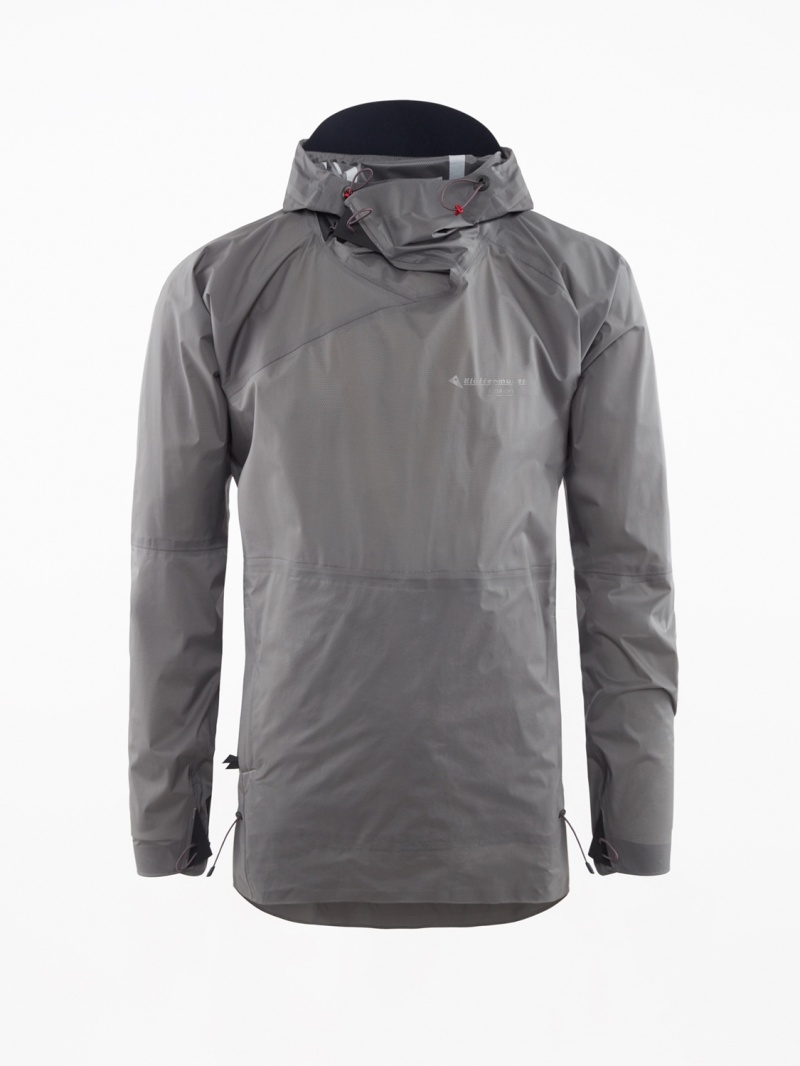 Men Klättermusen Fjorgyn Waterproof Jackets Grey | 43857XABM