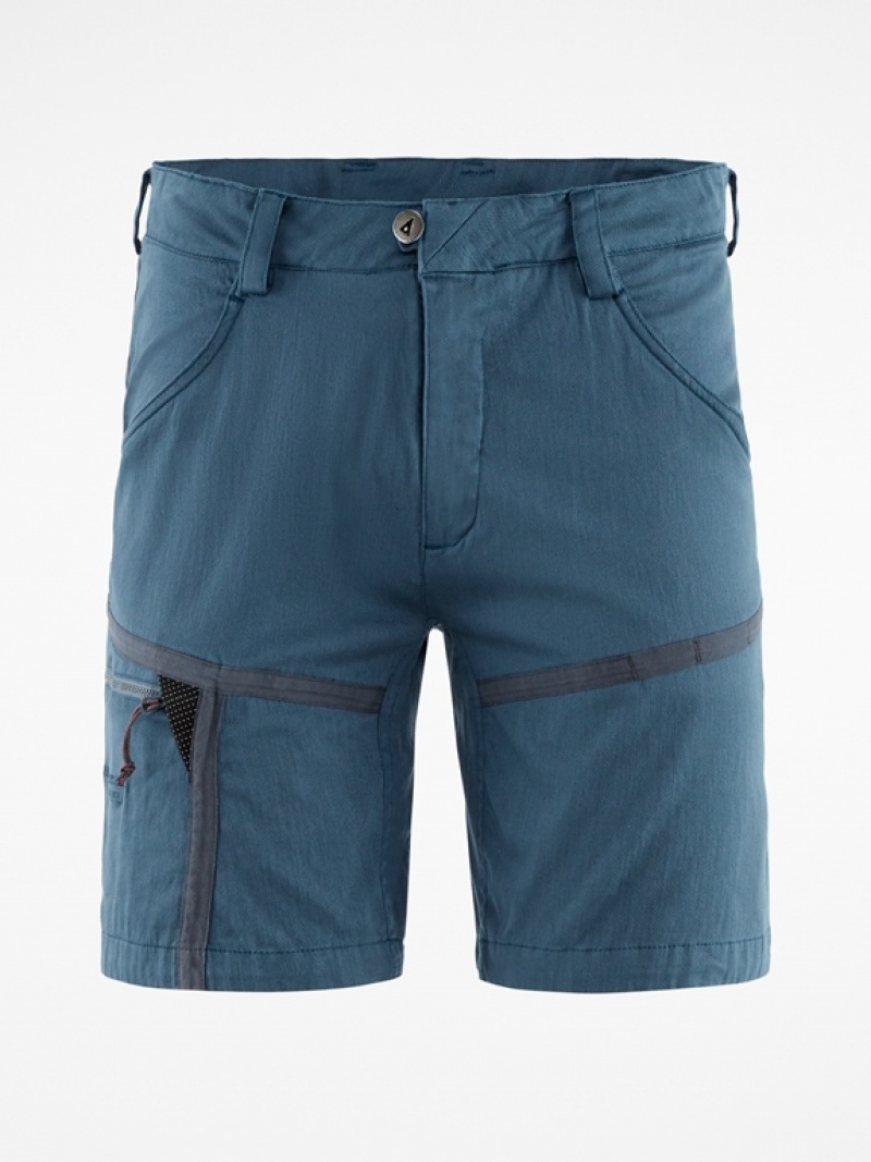 Men Klättermusen Gefjon Shorts Blue | 10528LARV