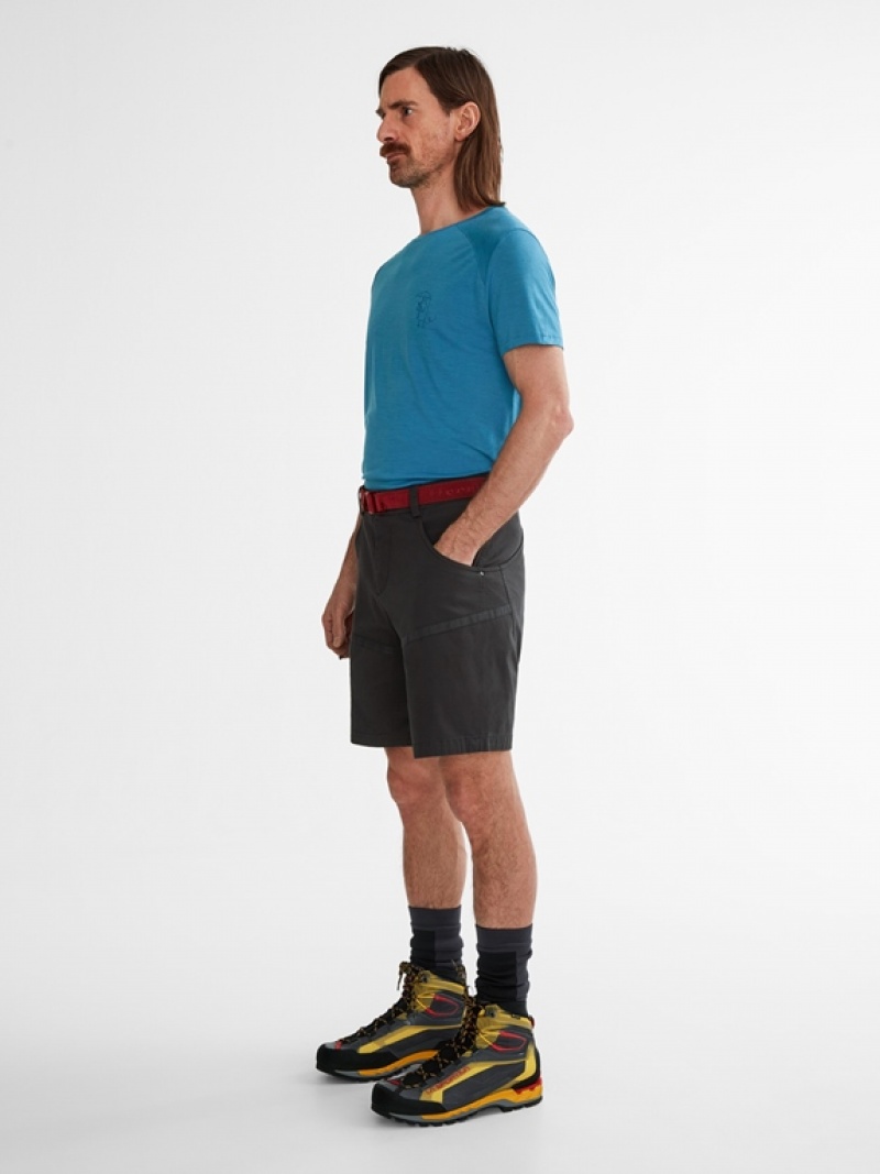 Men Klättermusen Gefjon Shorts Green | 17483PAUQ