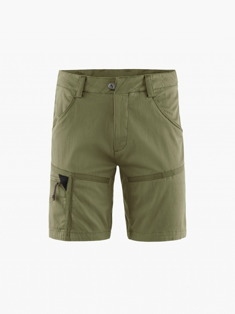 Men Klättermusen Gefjon Shorts Green | 17483PAUQ