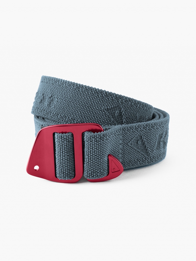 Men Klättermusen Gjord Belts Blue | 49758DXZS