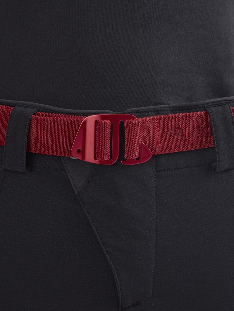 Men Klättermusen Gjord Belts Red | 37109HNVI