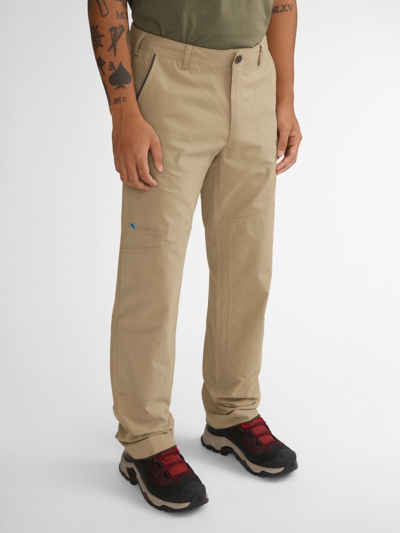 Men Klättermusen Grimm Pants Khaki | 04128FSRW