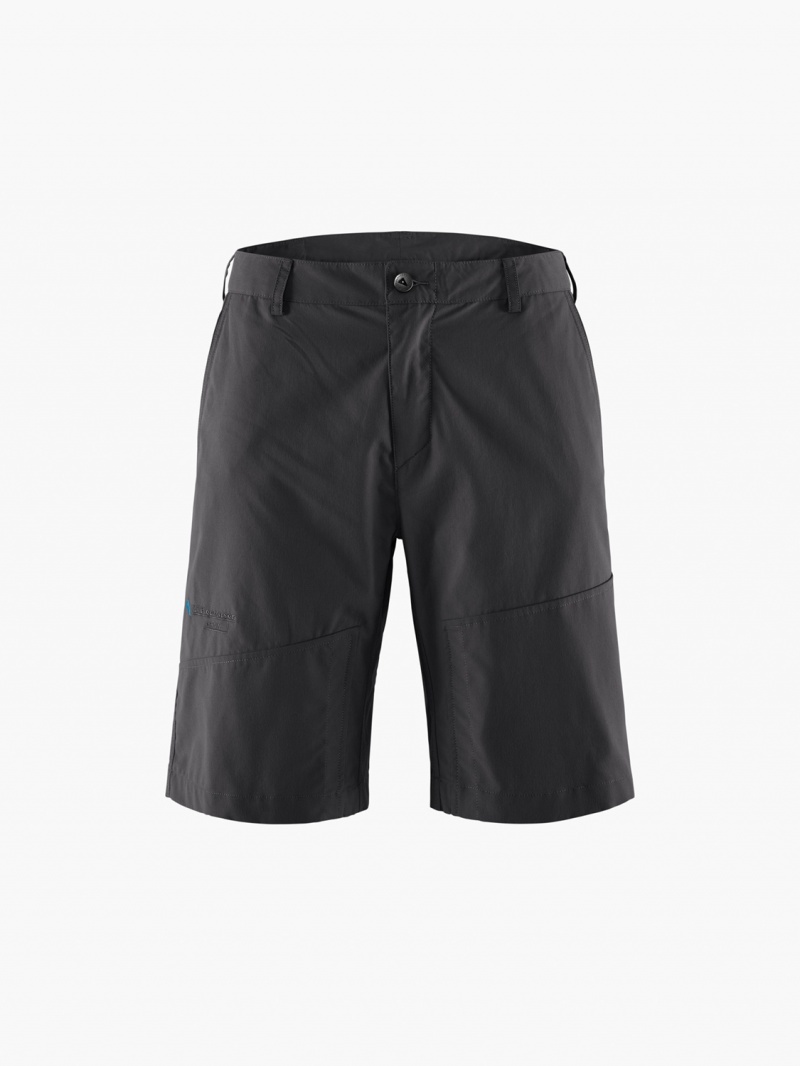 Men Klättermusen Grimm Shorts Black | 37985WBNO