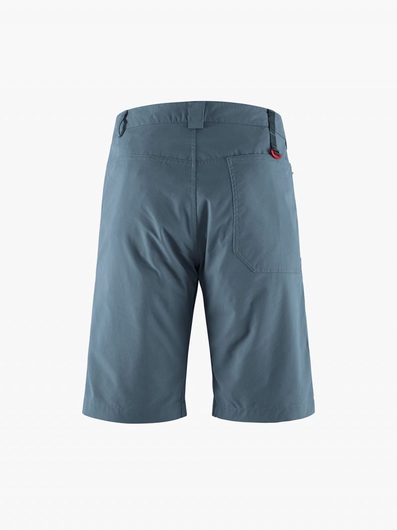 Men Klättermusen Grimm Shorts Blue | 81472UIHL