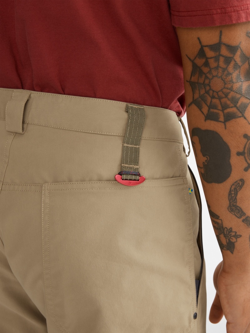 Men Klättermusen Grimm Shorts Red | 53809HIRP