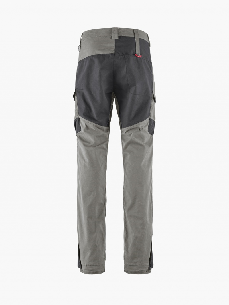 Men Klättermusen Grimner Pants Grey Black | 64852DZVJ