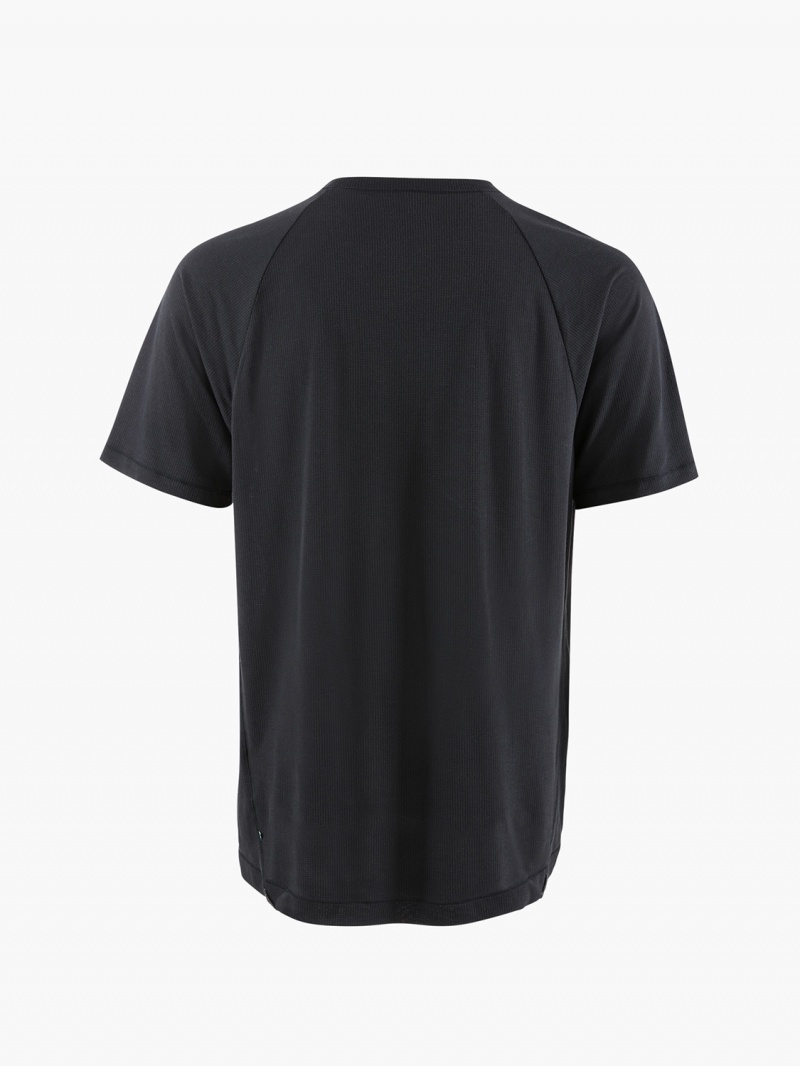 Men Klättermusen Groa T-Shirt Black | 53618VPNW