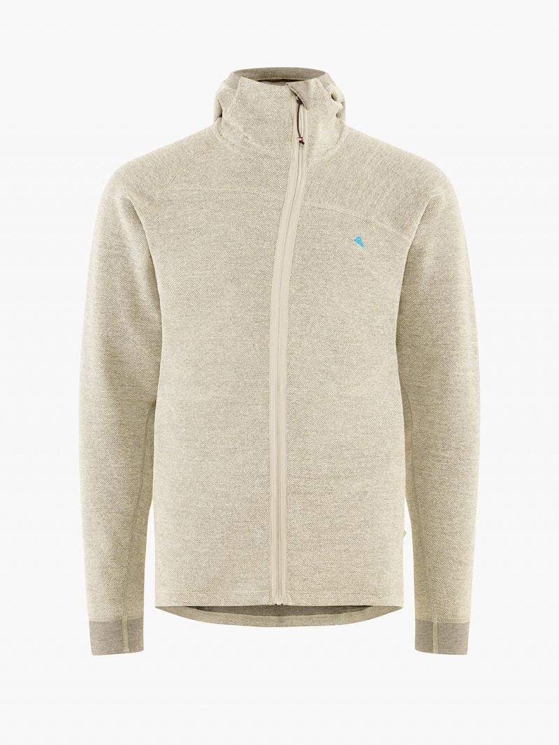 Men Klättermusen Hödur Fleece Beige | 87506MAIL