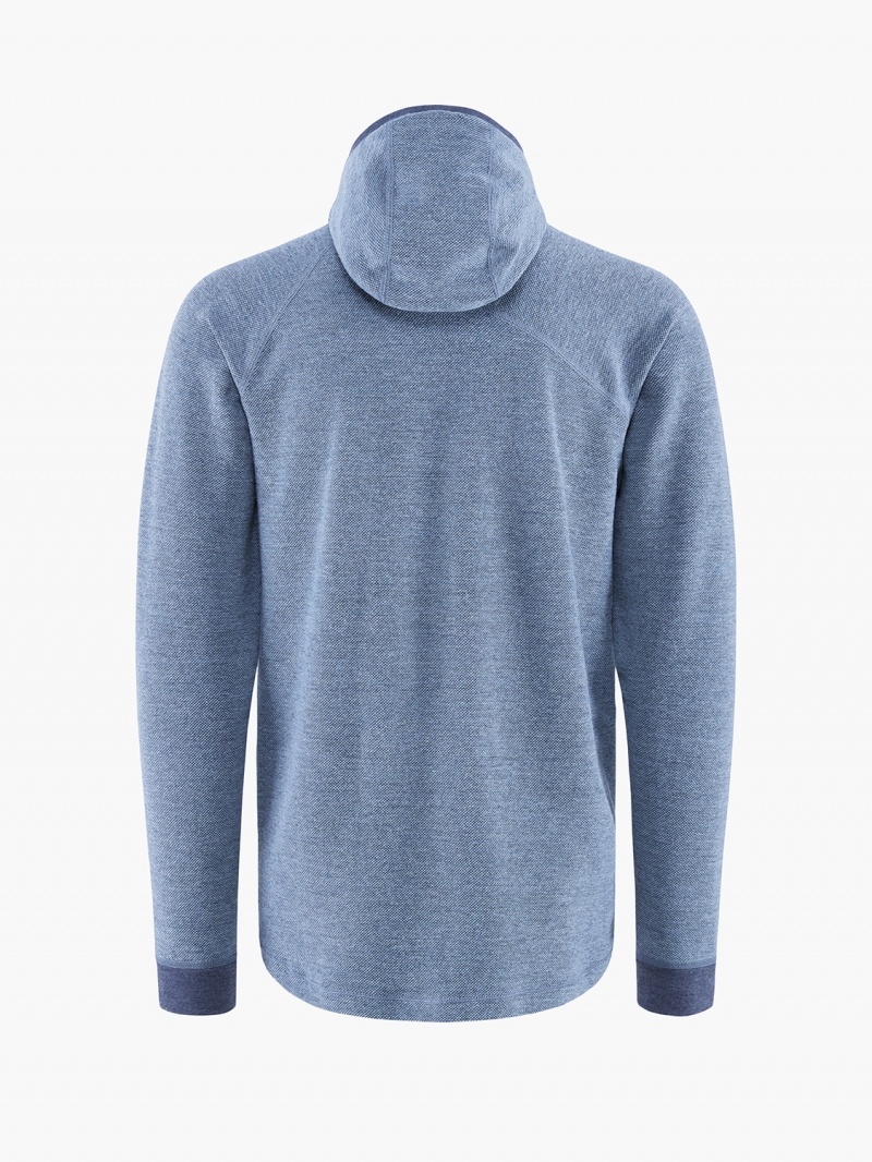 Men Klättermusen Hödur Fleece Blue | 21745MQAL