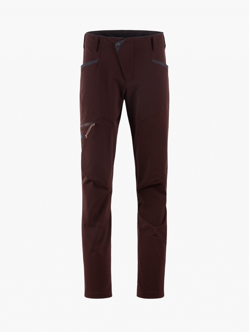 Men Klättermusen Hermod Pants Red | 08792TRQE