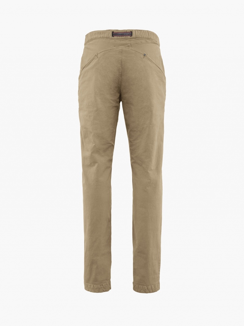 Men Klättermusen Hjuke Pants Dark Khaki | 74359UVIP