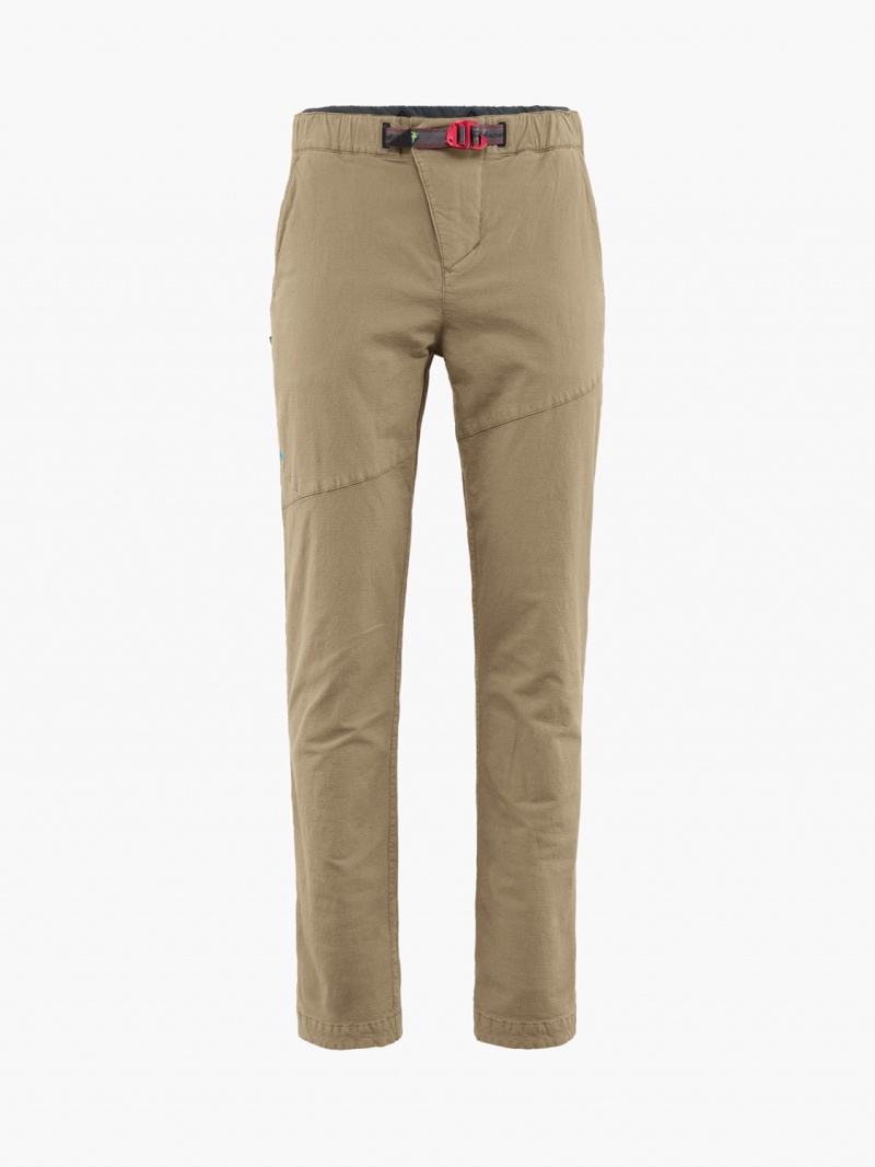 Men Klättermusen Hjuke Pants Dark Khaki | 74359UVIP