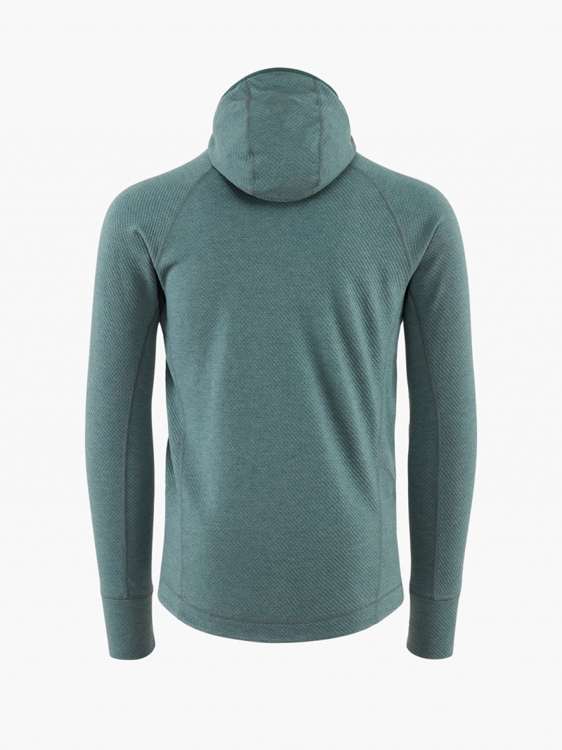 Men Klättermusen Huge Fleece Green | 93570NHSD