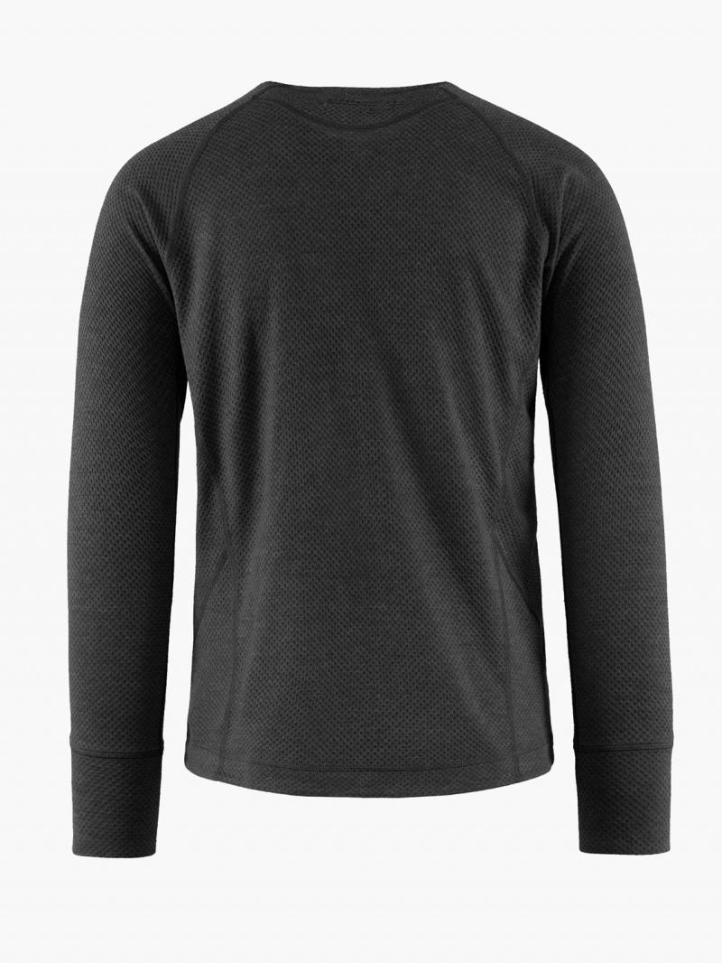 Men Klättermusen Huge Midlayer Black Red | 90281ABHN