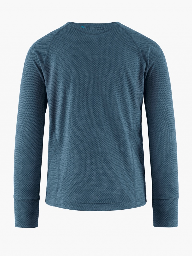 Men Klättermusen Huge Midlayer Blue | 53019UWNO