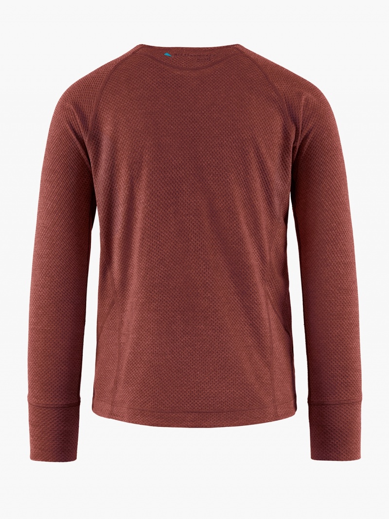 Men Klättermusen Huge Midlayer Red | 02438ULRY