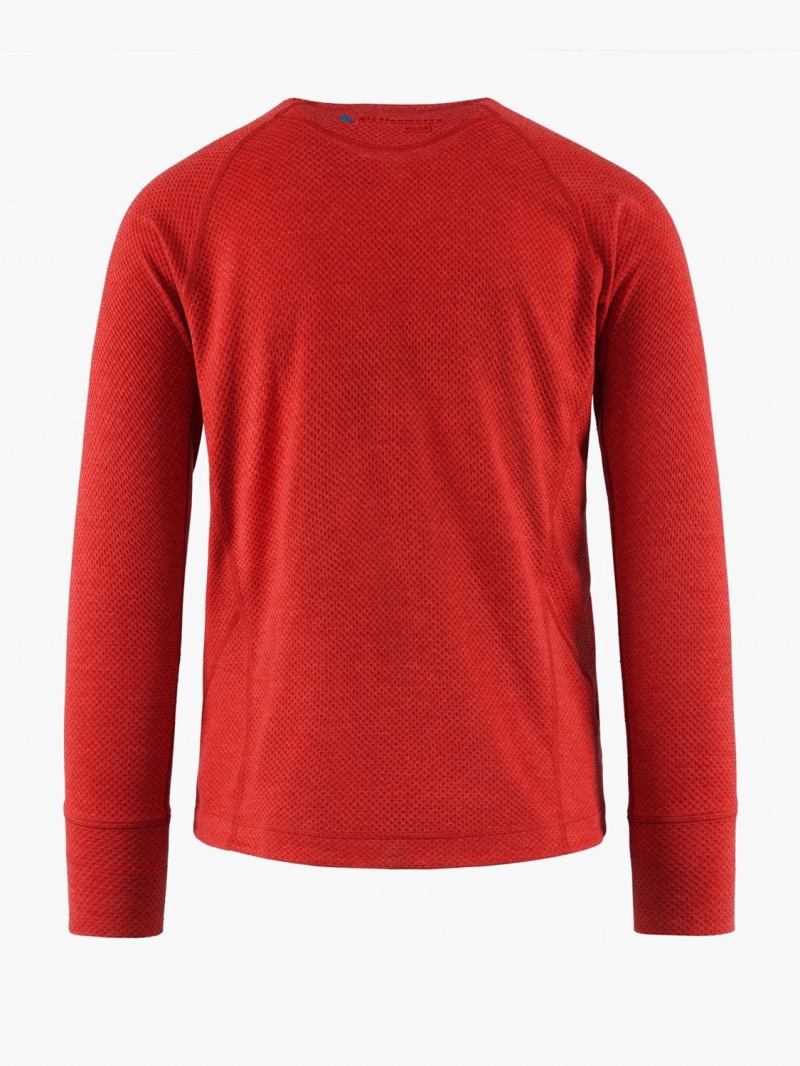 Men Klättermusen Huge Midlayer Red | 14702ZDGX