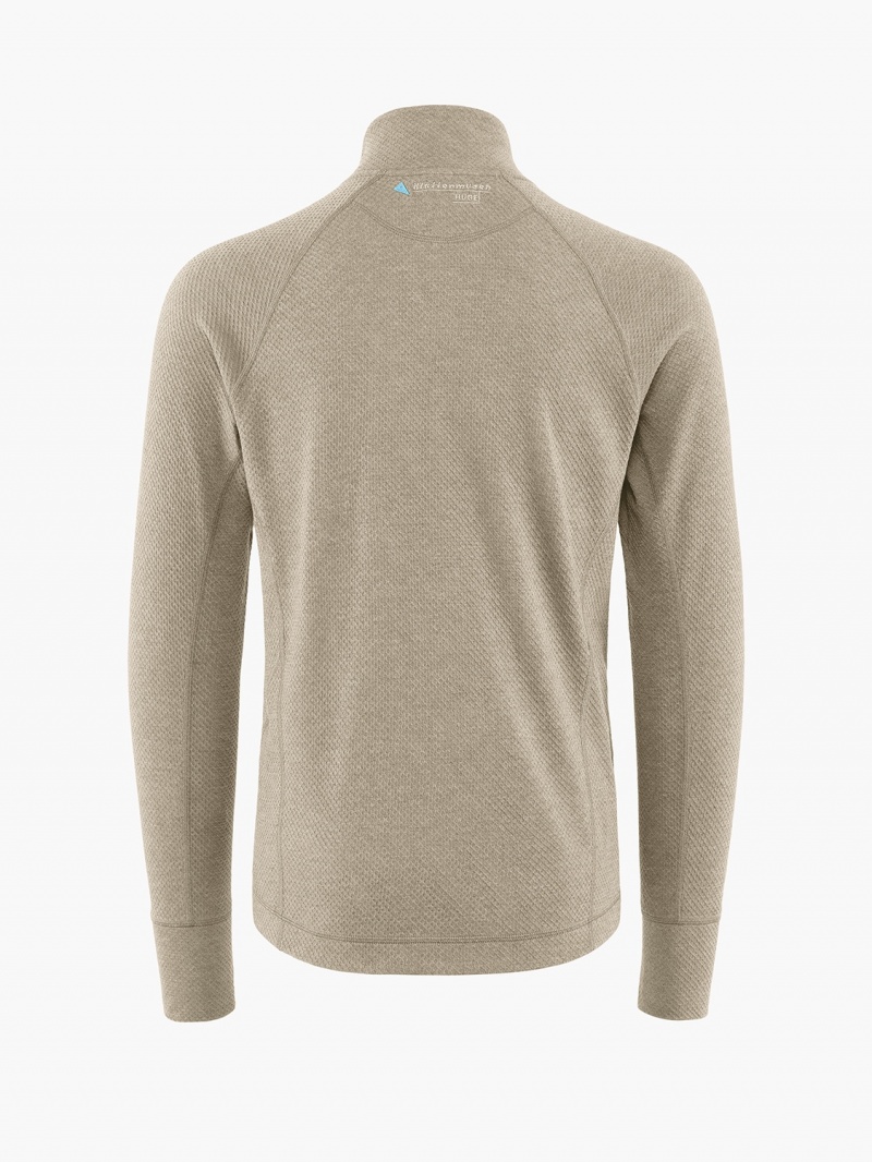 Men Klättermusen Huge Sweater Silver Green | 93407CYVQ