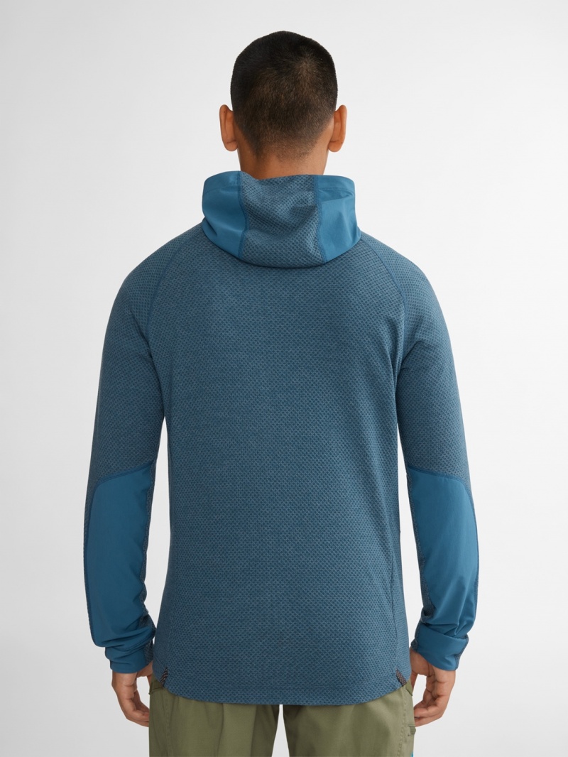 Men Klättermusen Hugin Sweater Green | 28037WYCL