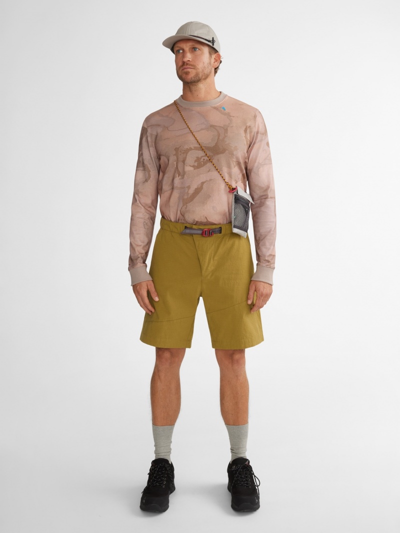 Men Klättermusen Ivalde Shorts Green | 20691GSZU