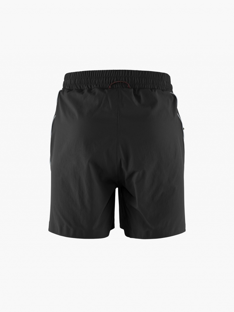 Men Klättermusen Laufey Shorts Black | 81756PTWJ