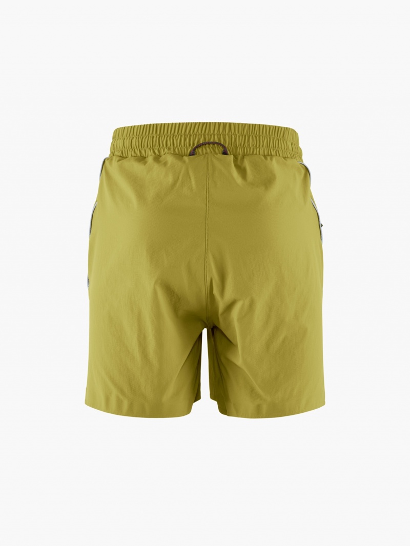 Men Klättermusen Laufey Shorts Green | 29540GSOJ