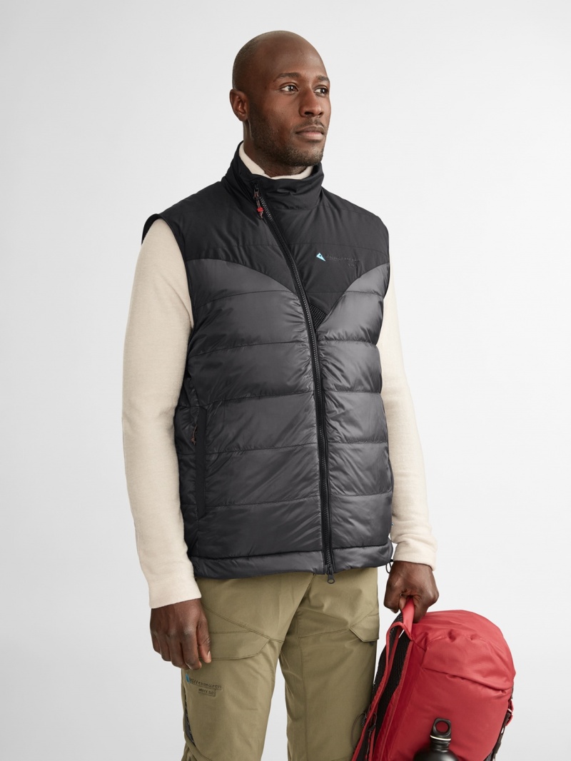 Men Klättermusen Liv 2.0 Vest Black | 89652DANZ